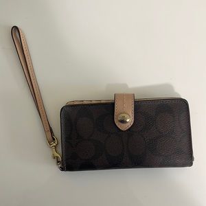 Vintage Coach Wristlet